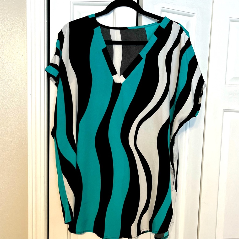 New Shein silk blouse.